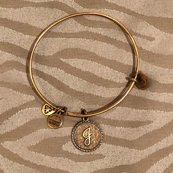 Alex and Ani initial “J” bracelet - Picture 1 of 3
